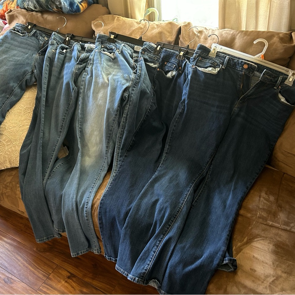 5 pairs ladies Levi’s Boot cut Jeans